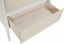 ASB-Woodline Мебель для ванной Лорена 80 белая/бежевая – фотография-10